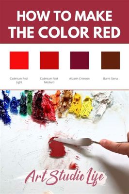 How to Make Dark Red Paint: Exploring the Alchemy of Color and Creativity